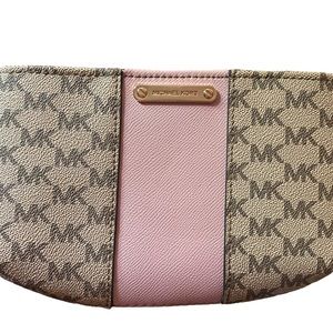 Michael Kors Fanny Pack beige/baby pink color (Authentic)